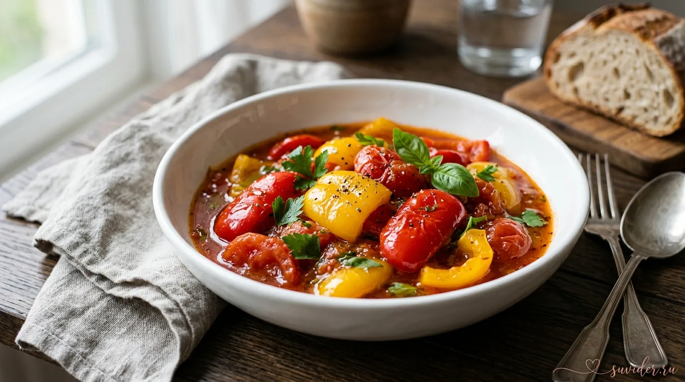 Лечо сувид: идеальная текстура и яркий вкус овощей